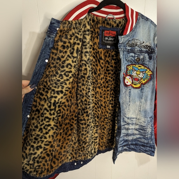 8th Dstrkt x Stall & Dean letterman style jacket- size L - Picture 8 of 13